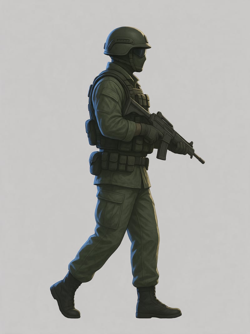Rainforce Enemy Walk Frame B