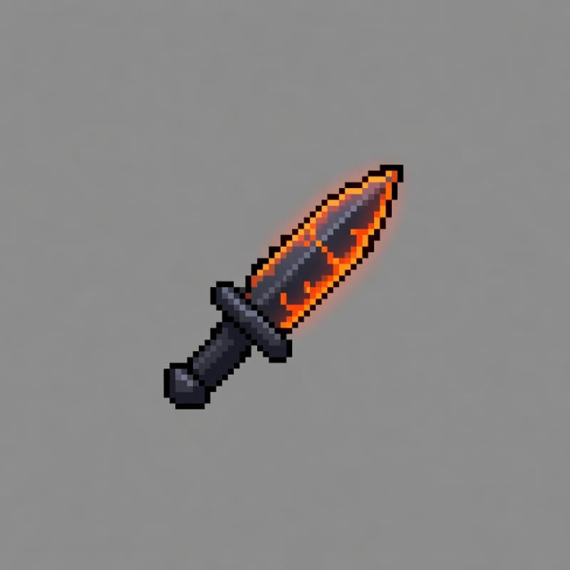 Dusk Fire Knife Sprite