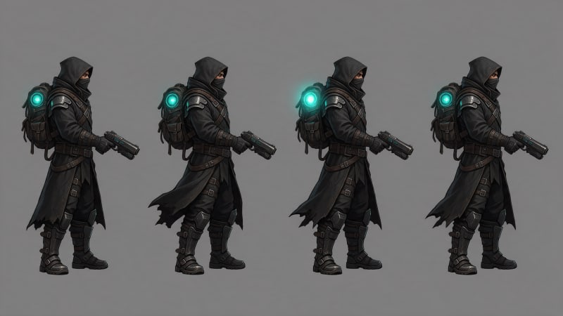 ICONFALL Player Idle Strip
