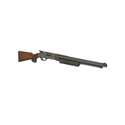 Worn Tactical Pump Shotgun