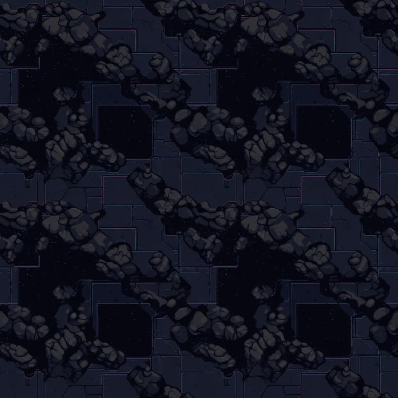 Arena Floor - Dark Sci-Fi Seamless Tile
