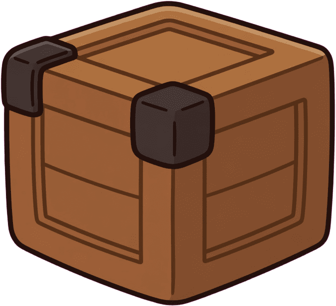 Cartoony Wooden Crate