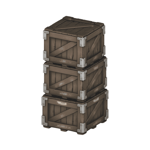 Weathered Wooden Shipping Crates