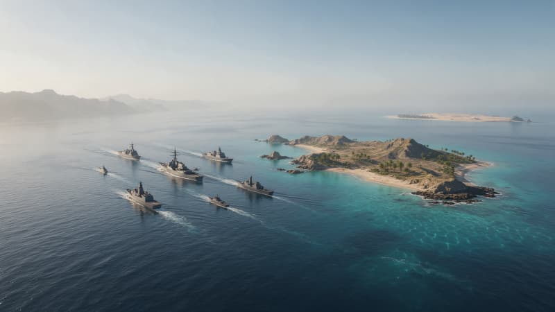 Hormuz War - Naval Key Art
