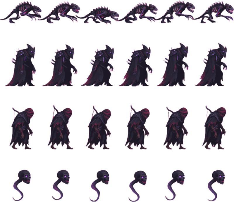 Skull Attack Enemy Roster Sheet