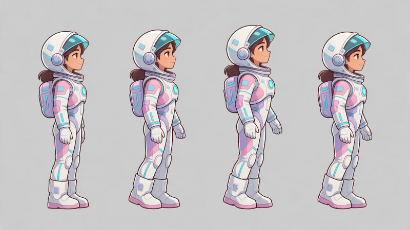 Alice Idle Sprite Sheet