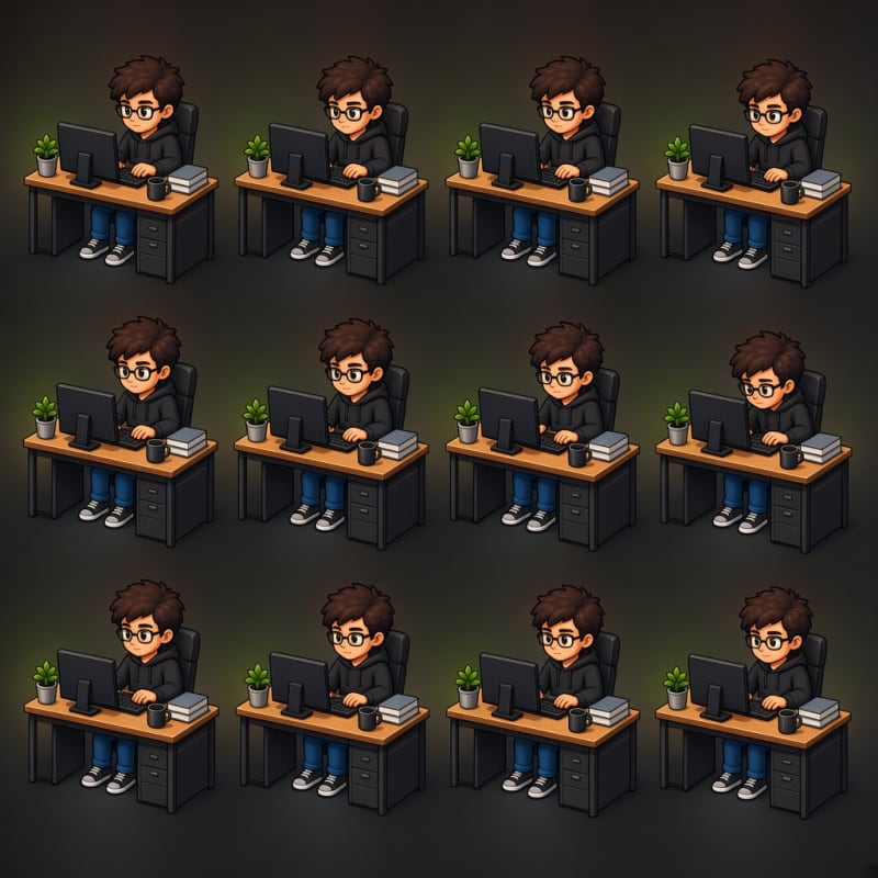 Isometric Office Worker