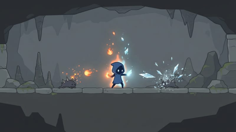 Fire and ice — level 5