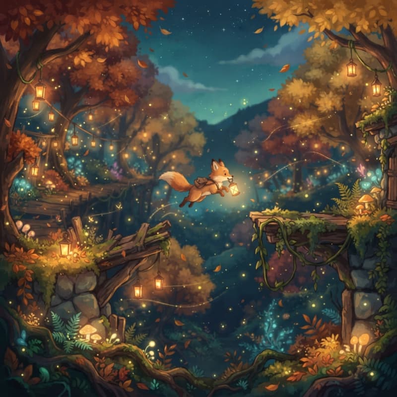 Image: Game key art, the look of the game: a cozy hand-pa
