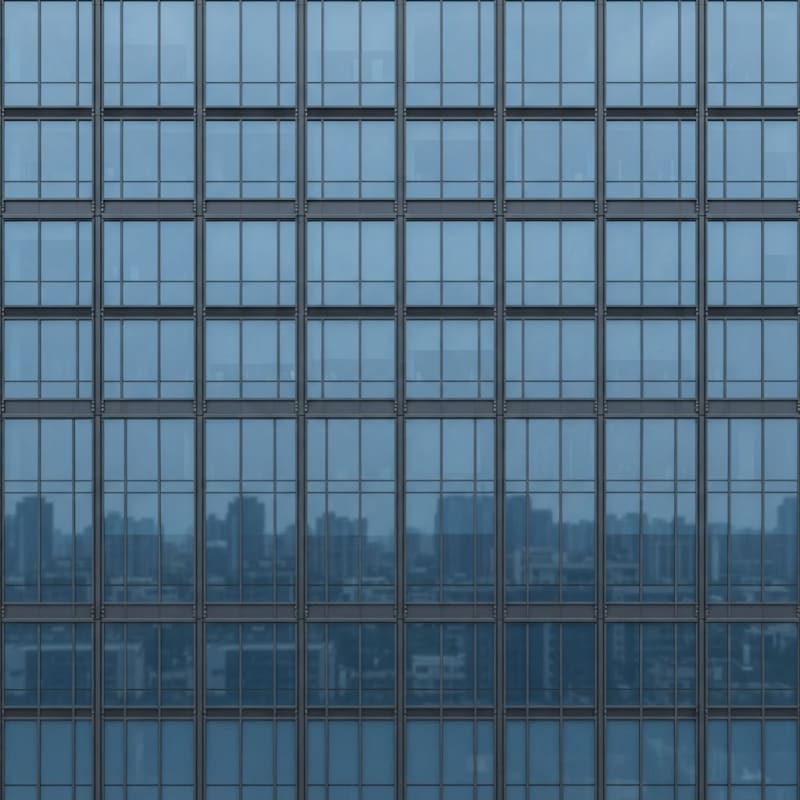 Image: Seamless tileable texture of a modern glass office