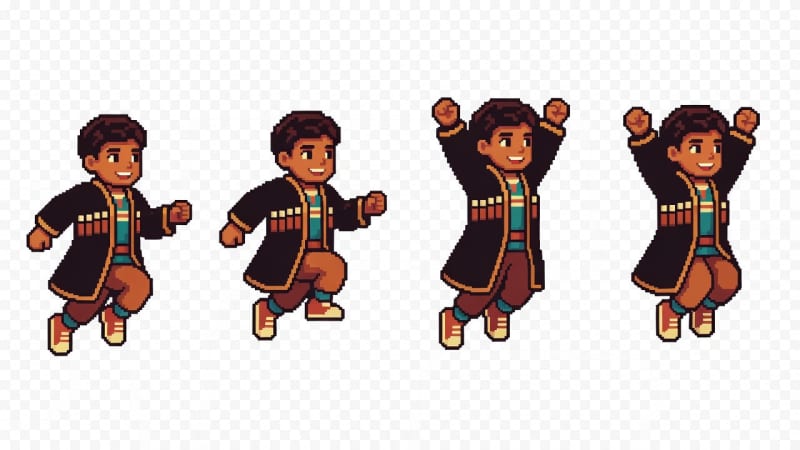 Georgia Runner Player JUMP strip (grok alt)