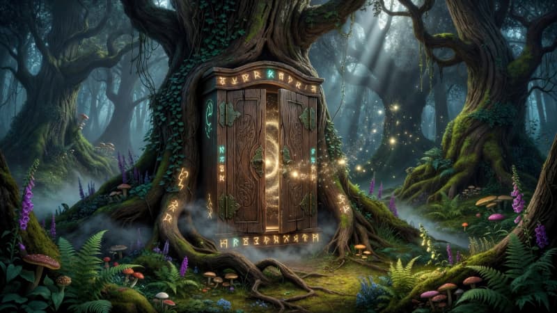 Enchanted Woodland Magic Cabinet