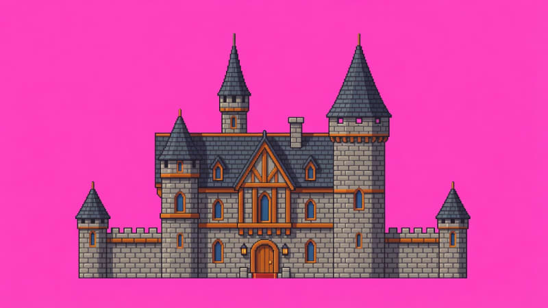 Kingdom castle - Level 7 landscape