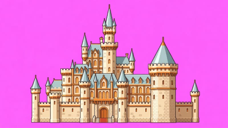 Kingdom castle - Level 8 landscape