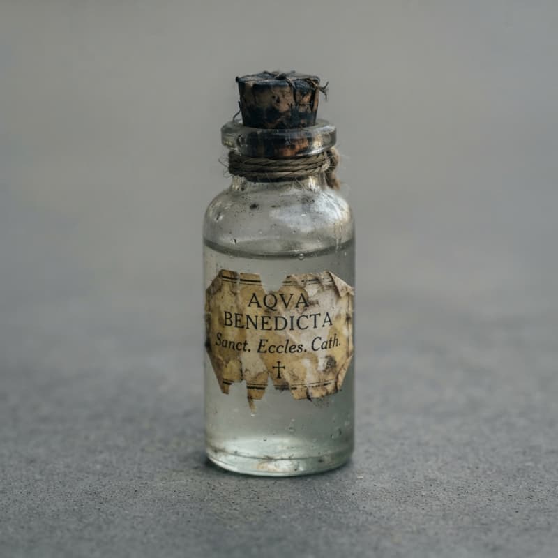 Worn Holy Water Vial Reference