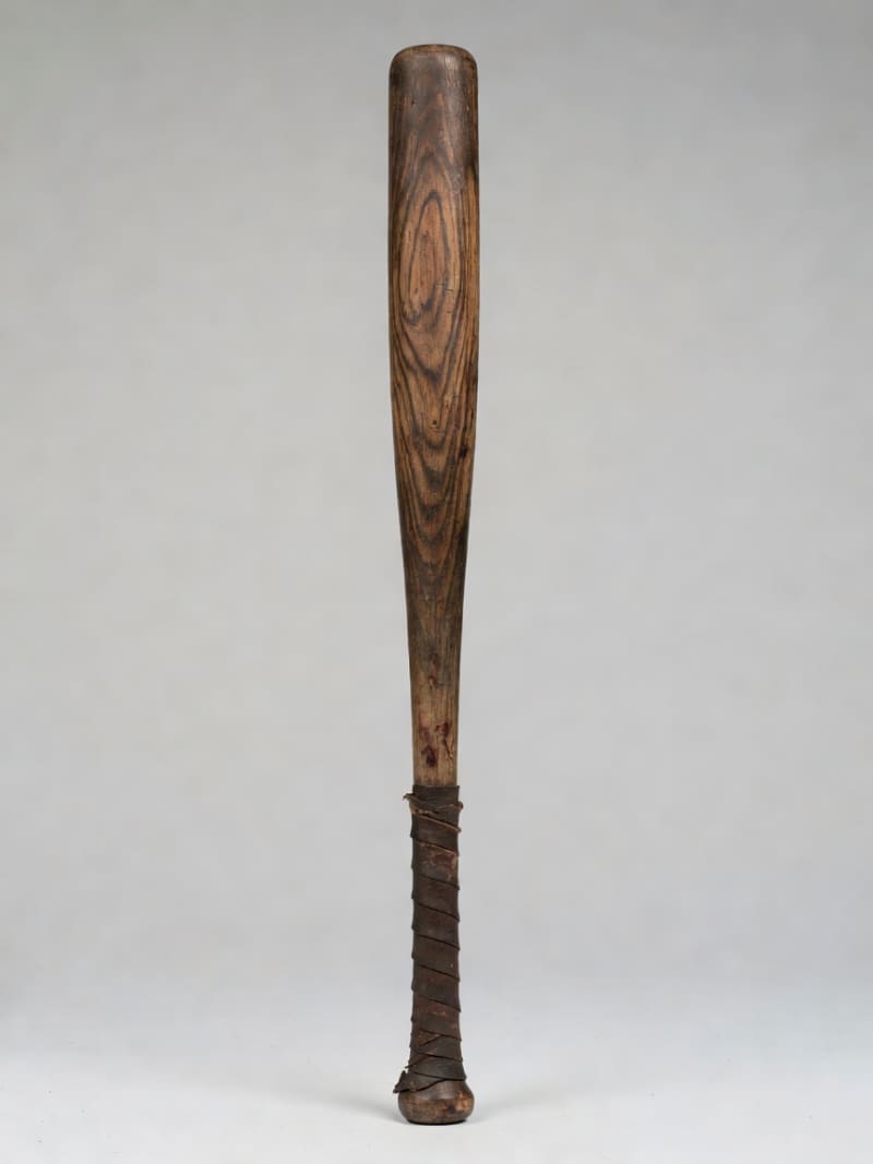 Worn Wooden Baseball Bat Reference