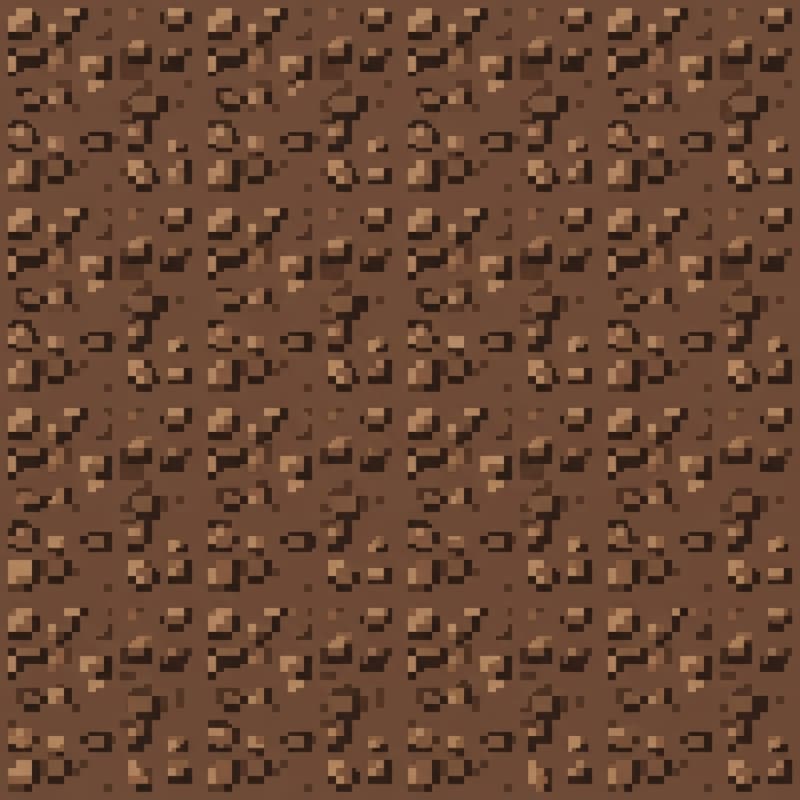 Image: pixel art seamless tileable dirt path texture, top