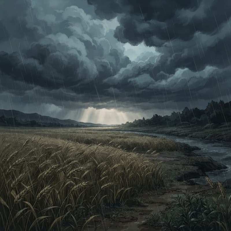 Image: Anime background painting, cel-shaded with soft pa