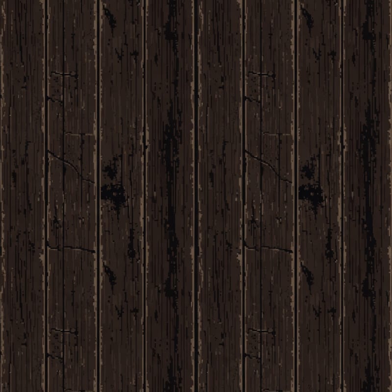 Worn dark wood
