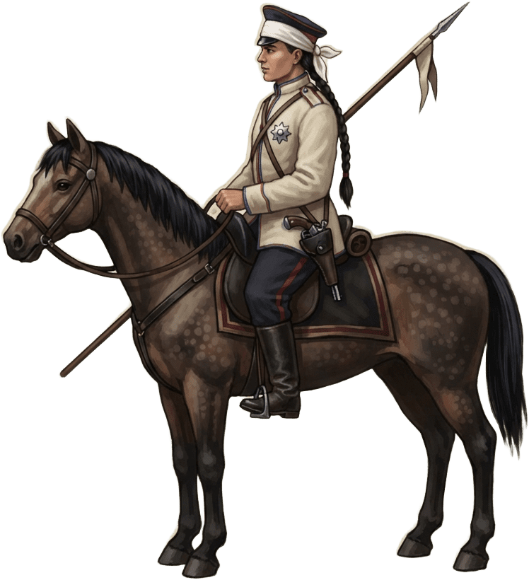 Cossack cavalry officer - concept