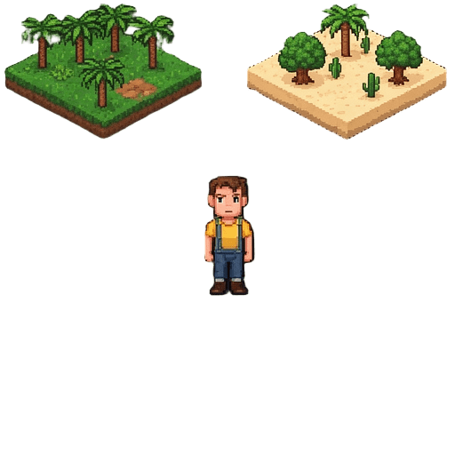 Isometric Dark Game Background