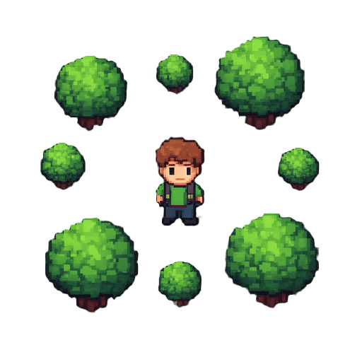 Spaced Isometric Bushes