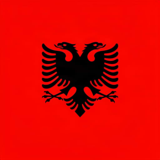 Albanian National Flag