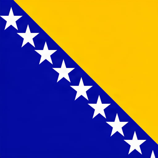 Bosnia And Herzegovina Flag