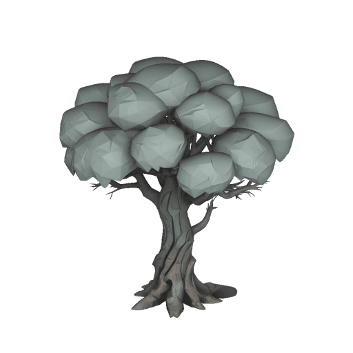 Grim Low Poly Tree