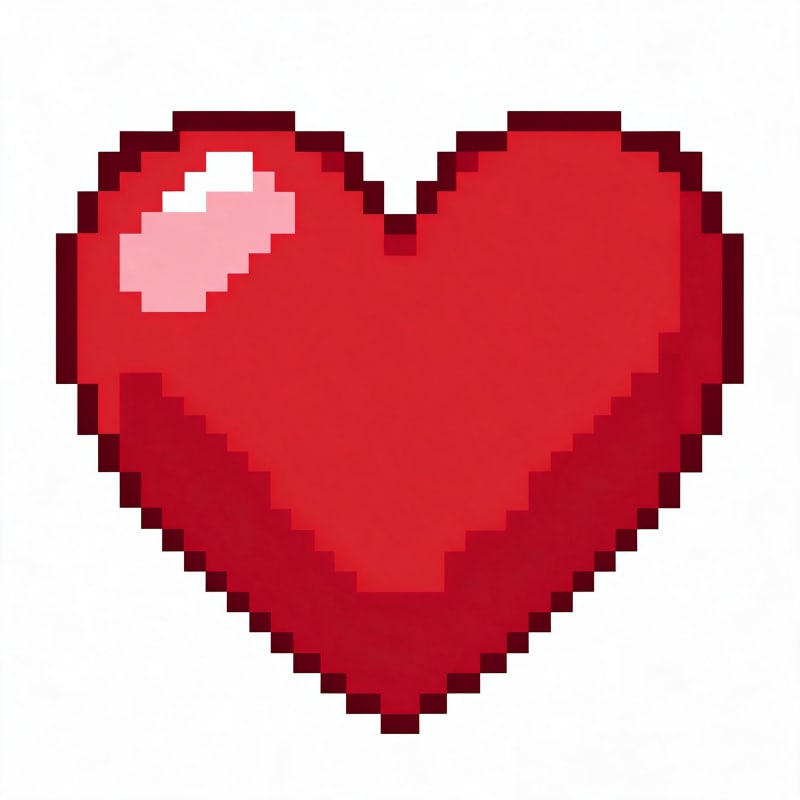 Heart Pixel Picture