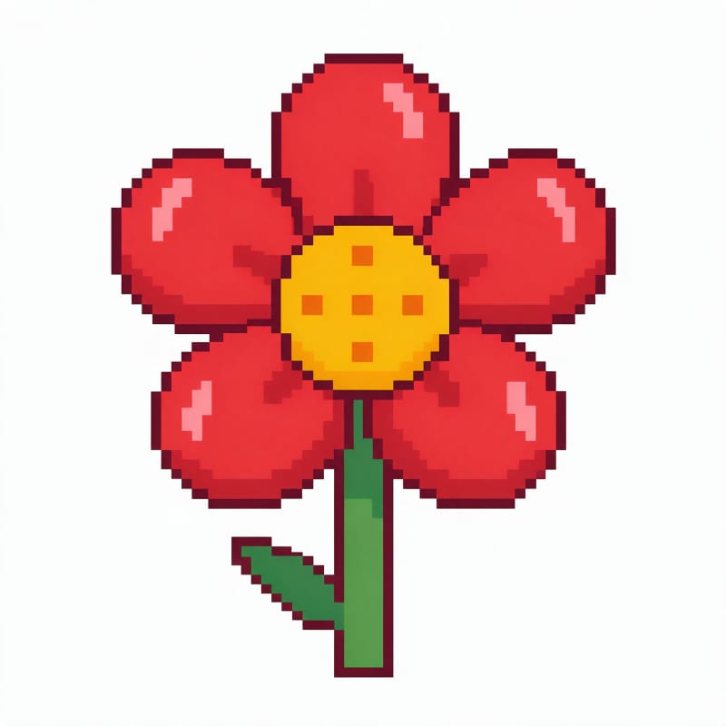 Flower Pixel Picture