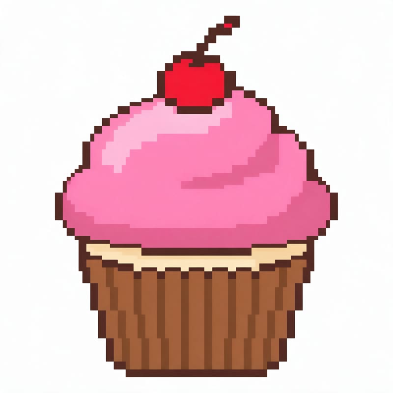 Cupcake Pixel Picture