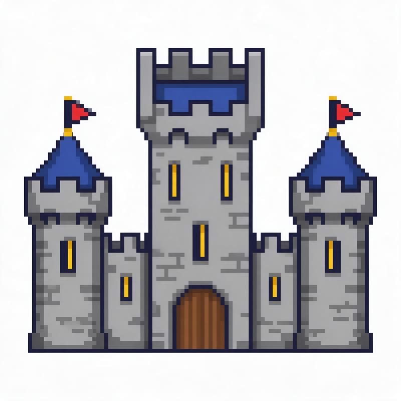 Castle Pixel Picture