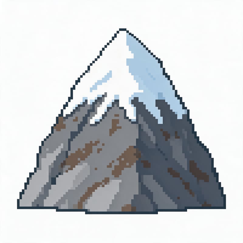Mountain Pixel Picture