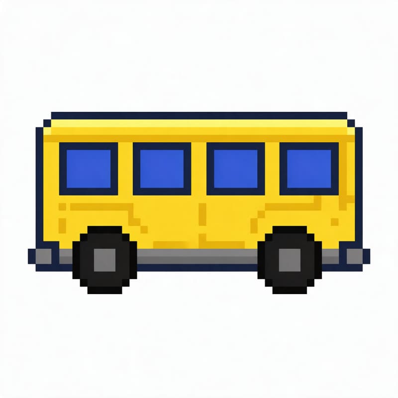 Bus Pixel Picture