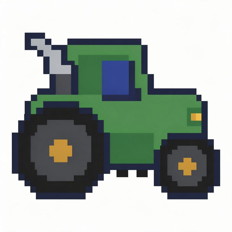 Tractor Pixel Picture
