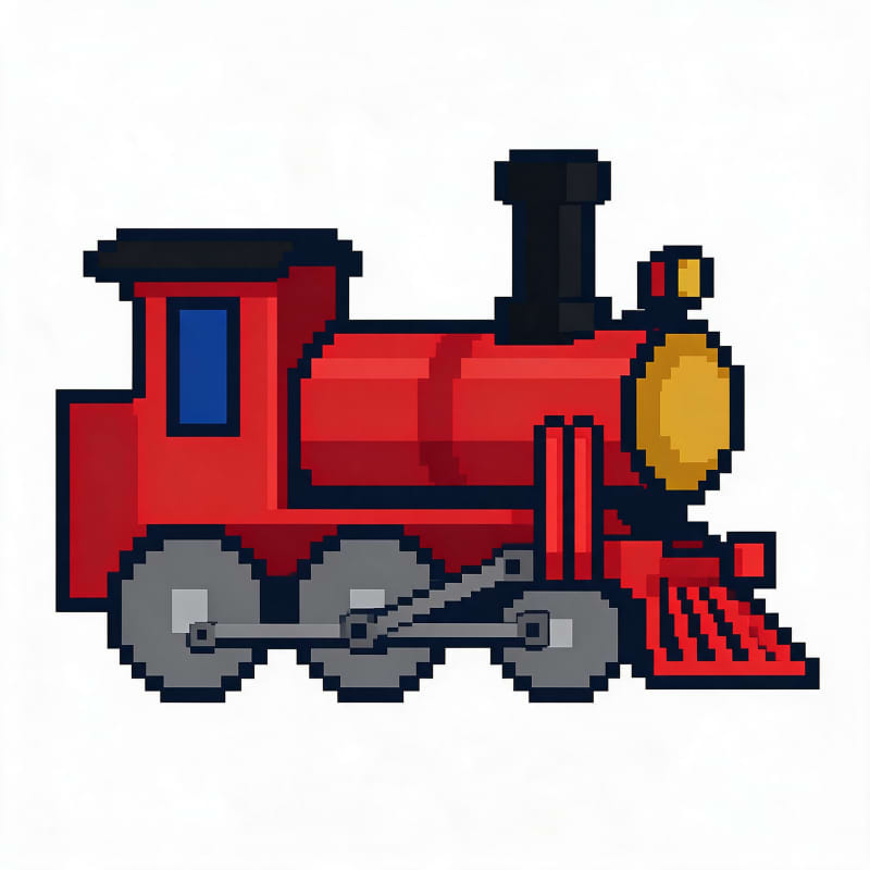 Train Pixel Picture