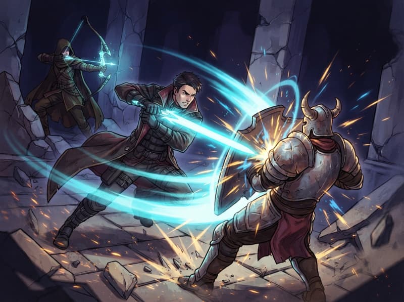 Chain the champion into the wall