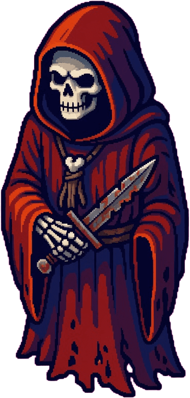 Hooded Cultist Enemy Sprite