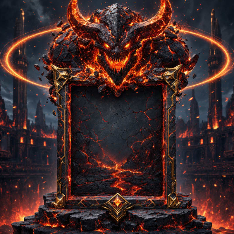 Magma Frame - Rare Knockout Frame v2