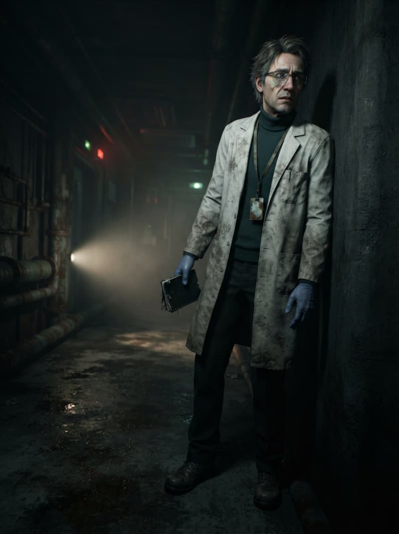 Trapped research scientist