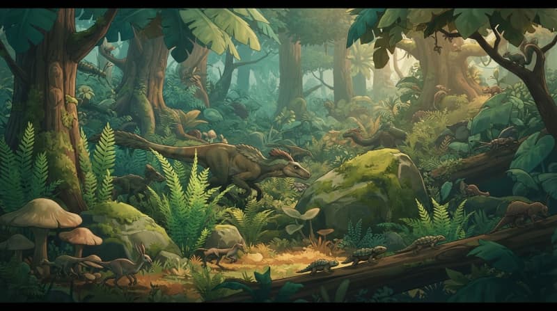 A thriving food web grows