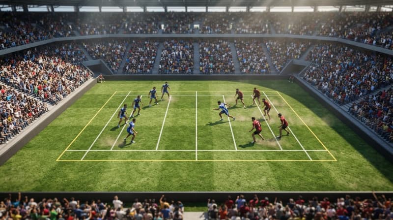 Championship Grass Stadium