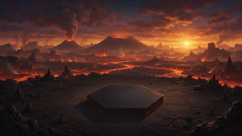 Volcanic Arena Backdrop HD