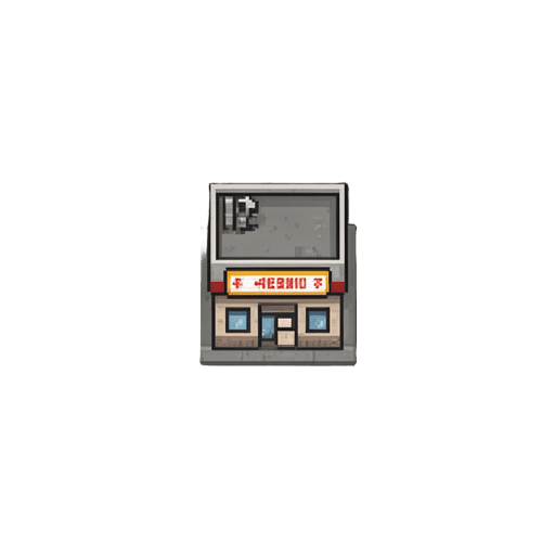 Pixel Art Commercial Building