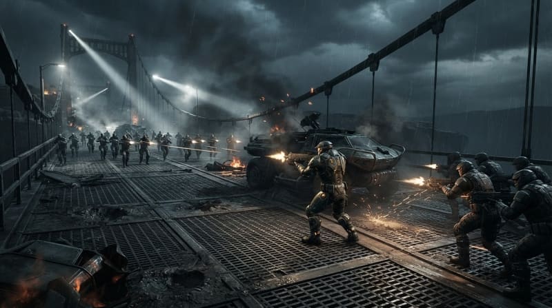 Hold the bridge under siege