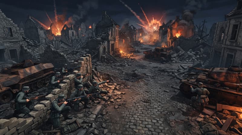 Defender un pueblo bajo bombardeo