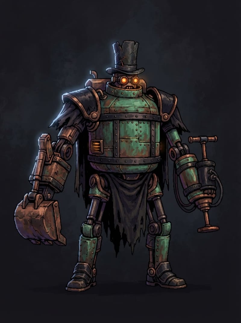 The Gravedigger Engineer mech
