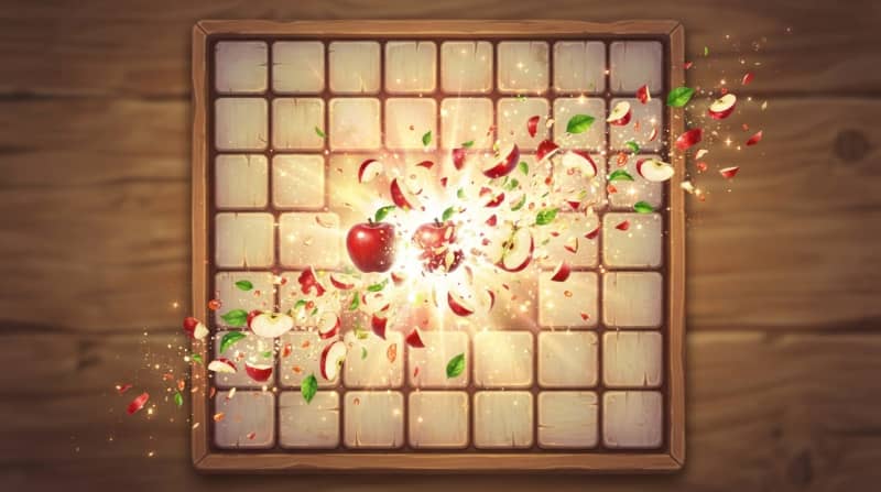 Last tiles cleared, board empty