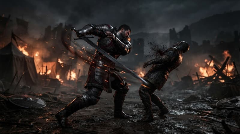 Chaining brutal sword combos